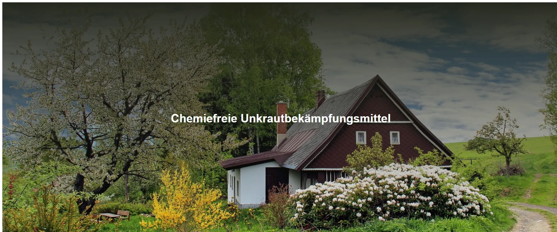 Chemiefreie Unkrautbekämpfungsmittel