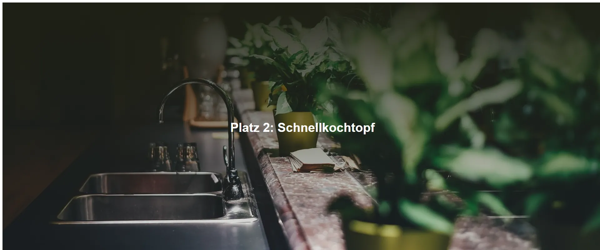 Platz 2: Schnellkochtopf