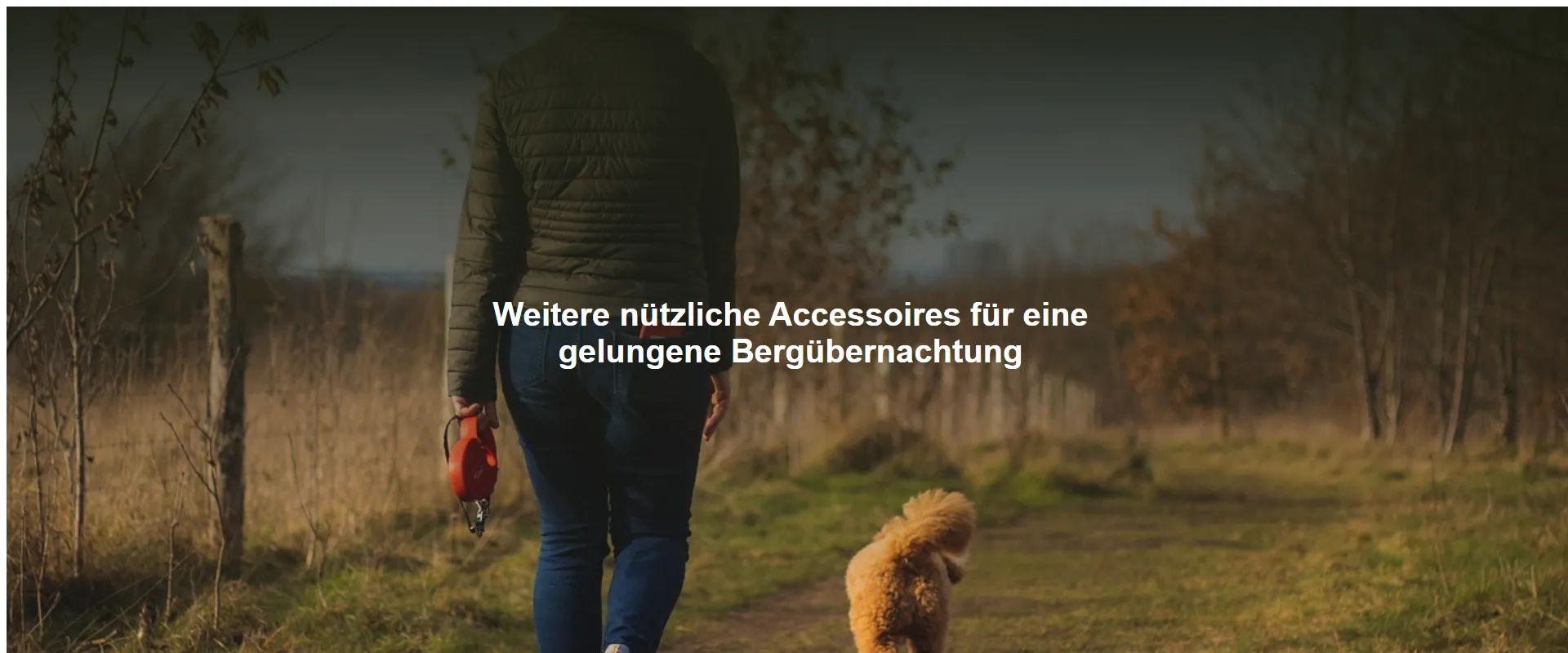 Weitere nützliche Accessoires für eine gelungene Bergübernachtung